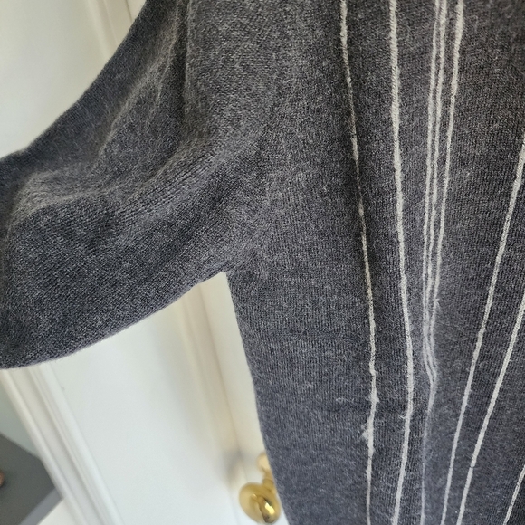 Marco Fiori 100% Pure Merino Wool Mens V neck Pullover Size L Made in Italy - Picture 5 of 10